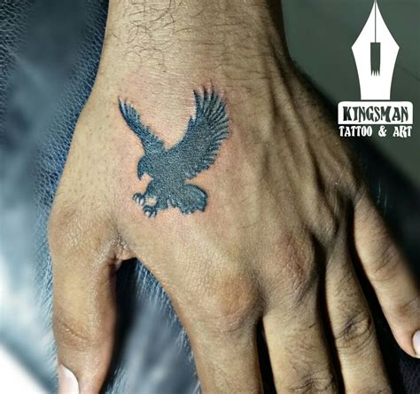 Eagle Tattoo On Hand