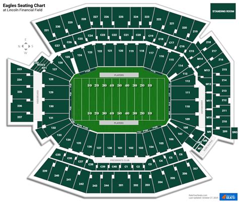 Eagles Seating Chart