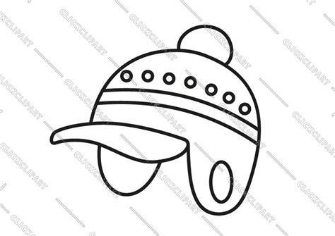 Get Your Winter Look on Point with This Amazing Ear Flap Hat SVG – Perfect for DIY Projects!