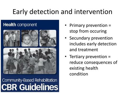 Early Detection and Intervention