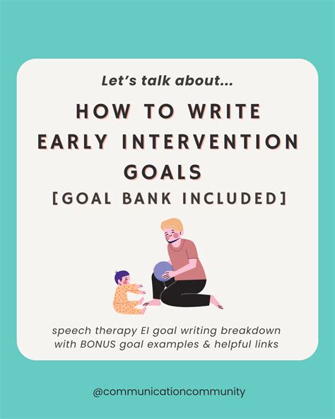 Early Intervention Speech And Language Goals