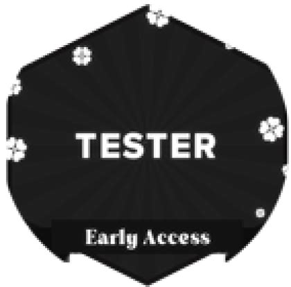 Early Tester - Roblox