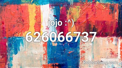 Earrape jojo roblox id