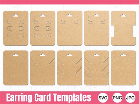 Download Earring Display Cards Commercial Use