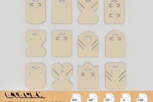 Download Earring Display Cards Silhouette DXF Files