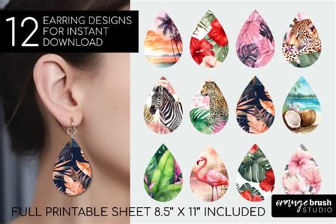 Download Earrings Bundle For Crafts