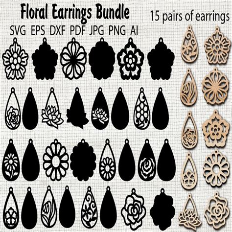 Download Earrings Pendant Bundle Files