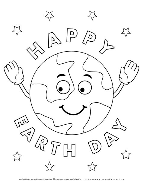 Earth Day Coloring Pages Free Printable
