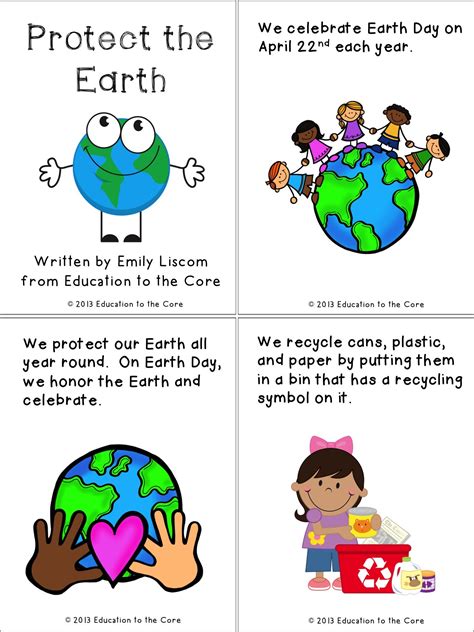 Earth Day Printable Booklet