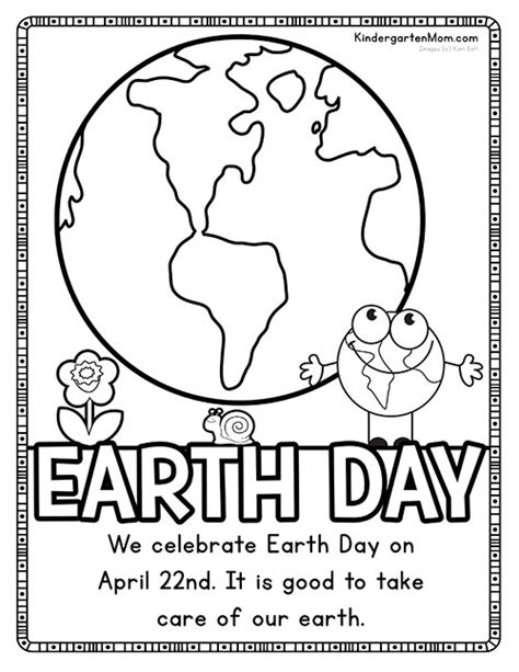 Earth Day Worksheet Kindergarten
