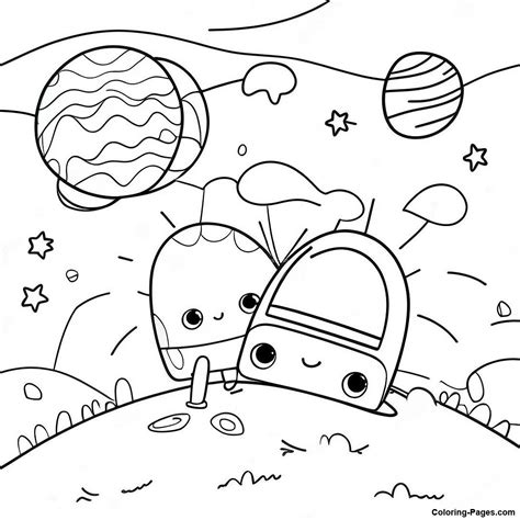 Earth To Luna Coloring Pages