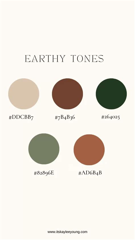 Earthy Color Scheme