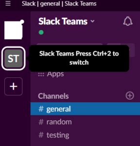 Easier Switching Between Slack Teams