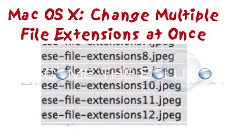 Easily Change File Extensions on Mac