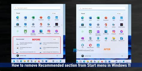 Easily Remove the Recommended Section From the Start Menu!