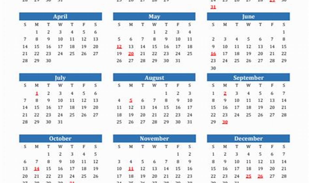 Easter 2024 Calendar Canada