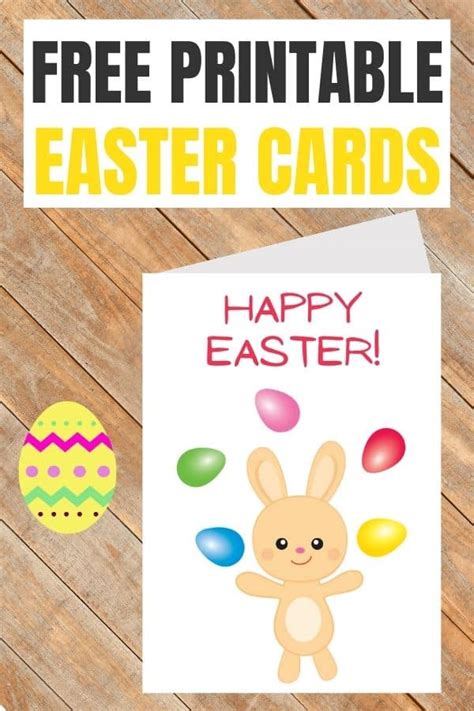 Easter Card Templates Free Printable