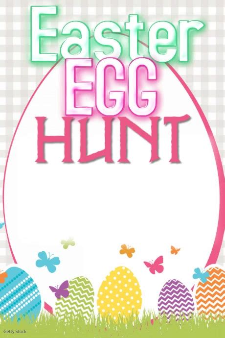 Easter Egg Hunt Flyer Template Free Download