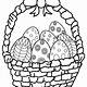 Easter Eggs Printable Coloring Pages