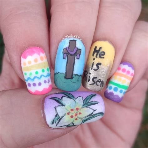 Easter Nails: He Is Risen!
