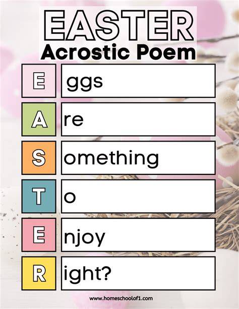 Easter Acrostic