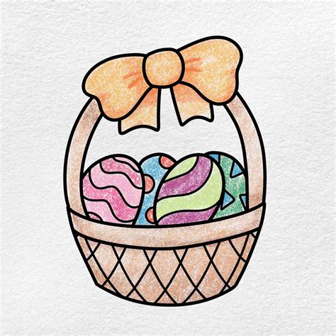 Easter Basket Drawings