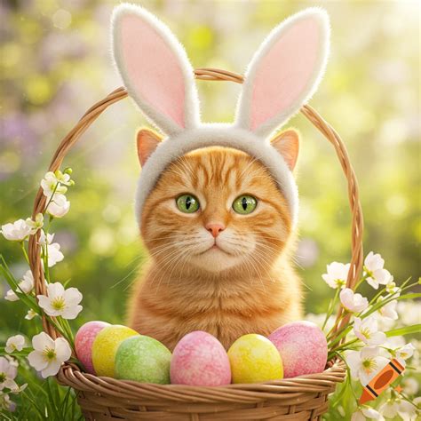 Easter Basket For Cats