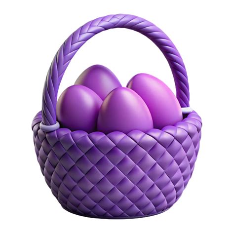 Easter Basket Purple