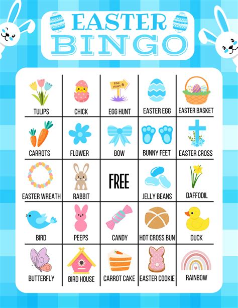 Easter Bingo For Kids