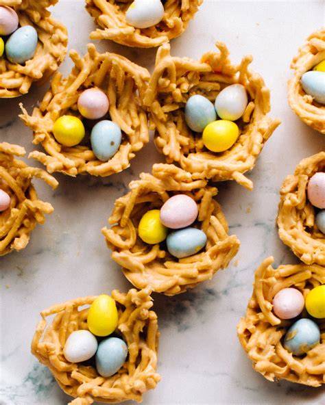 Easter Bird Nest Cookies