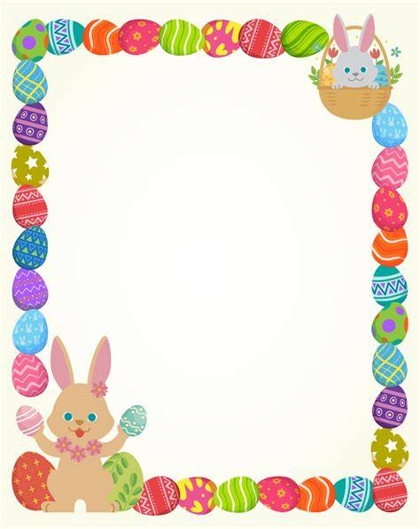 Easter Borders Clipart