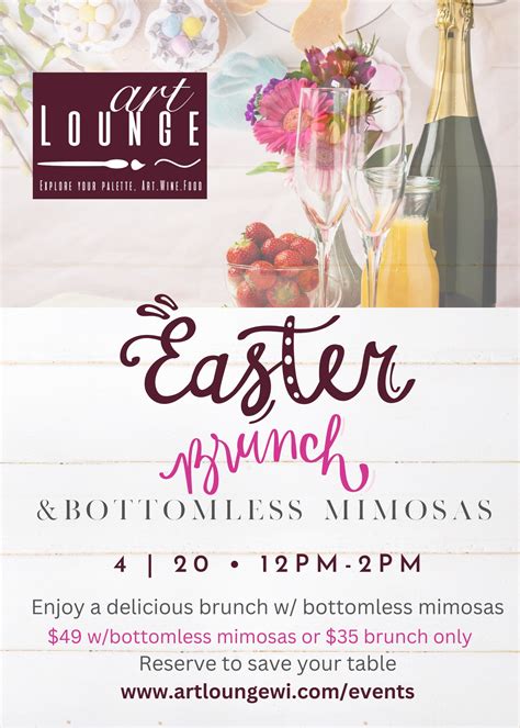 Easter Brunch Bottomless Mimosas