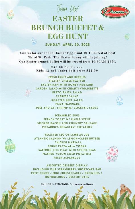 Easter Brunch Frederick Md
