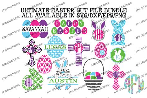Download Easter Bundle DXF Files