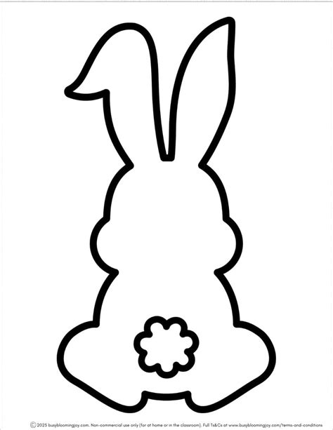 Easter Bunnies Outline