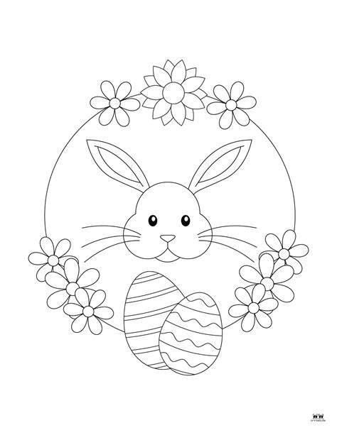 Easter Bunny Free Coloring Pages