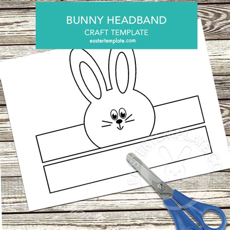 Easter Bunny Headband Template