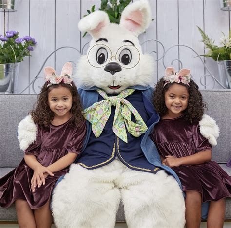 Easter Bunny In Mall