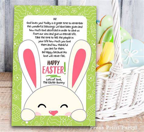 Easter Bunny Message
