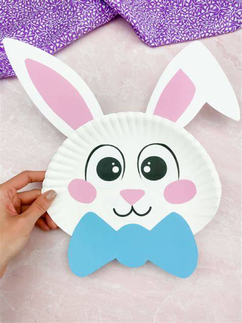 Easter Bunny Paper Plate Craft