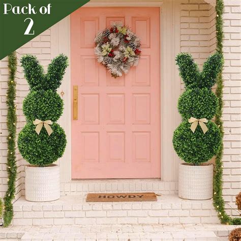 Easter Bunny Topiary Tree