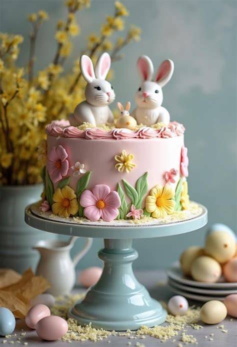 Easter Cake Display