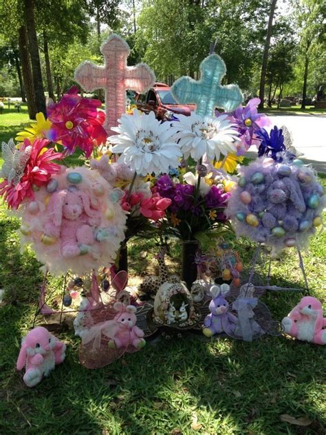 Easter Cemetery Decorations