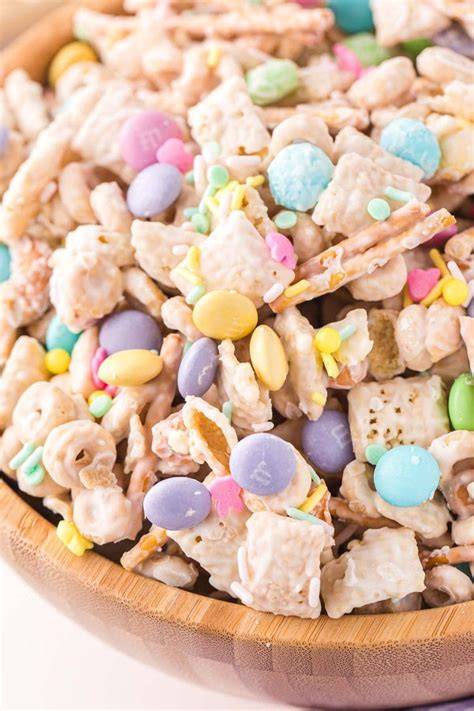 Easter Chex Mix With White Chocolate