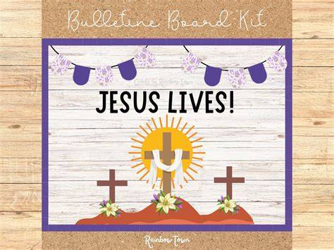 Easter Church Bulletin Board