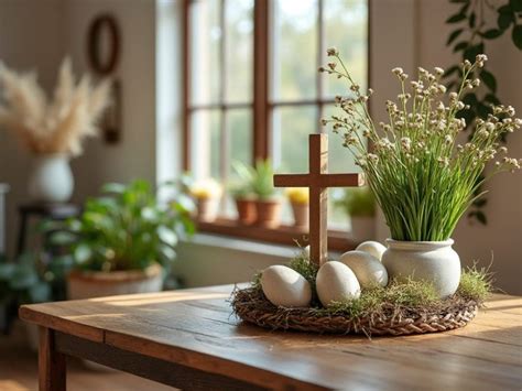 Easter Church Table Decorations