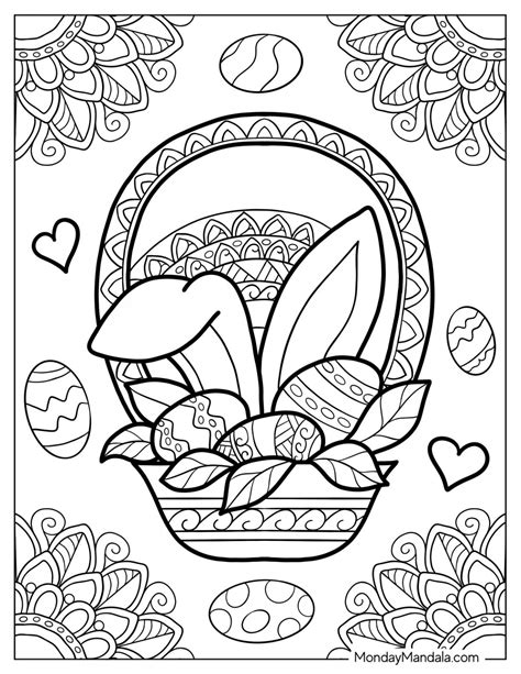 Easter Coloring Pages For Adults Pdf