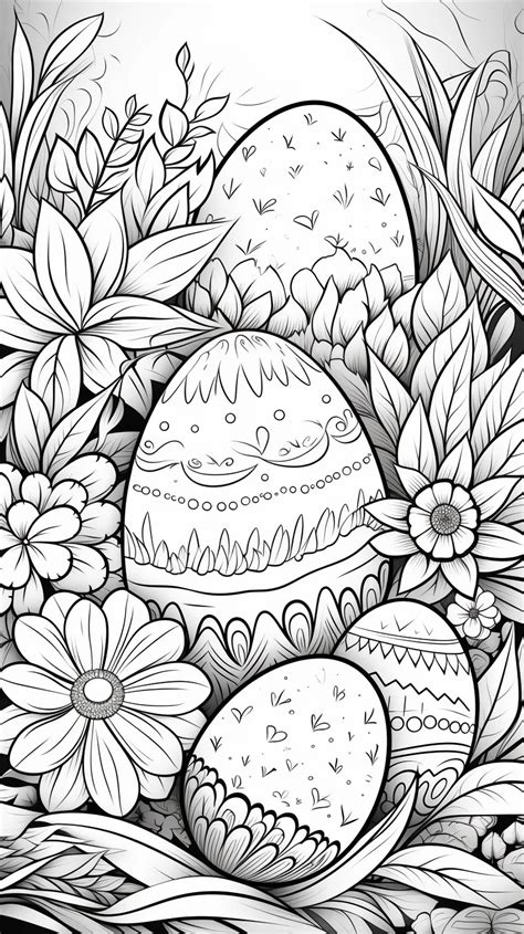 Easter Coloring Pages For Adults Printable