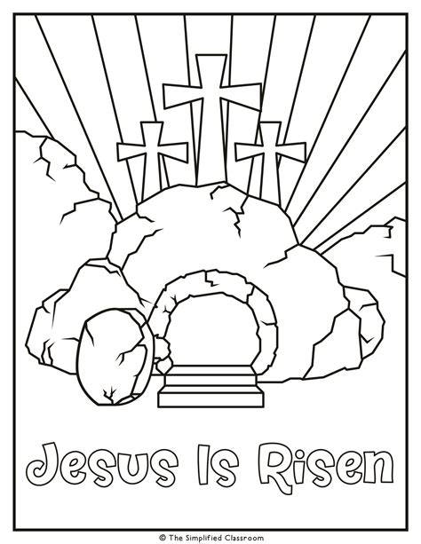 Easter Coloring Pages For Church