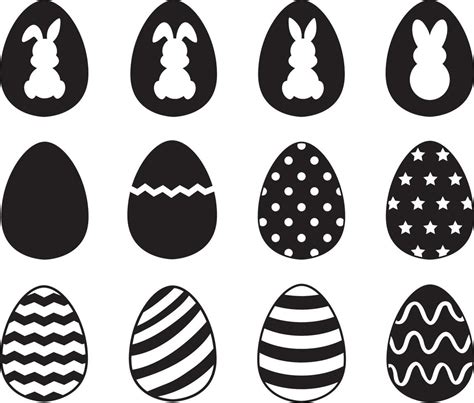Download Easter Cut Files Silhouette DXF Files
